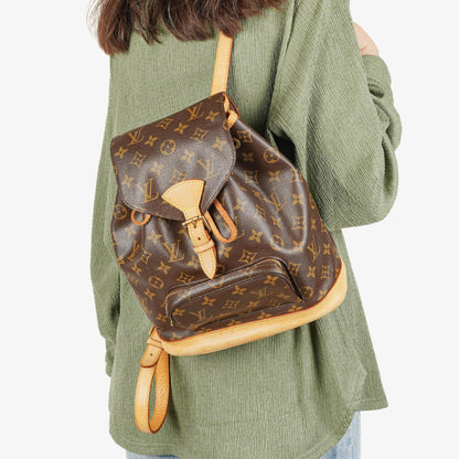 Louis Vuitton Montsouris MM Rucksack aus Monogram Canvas