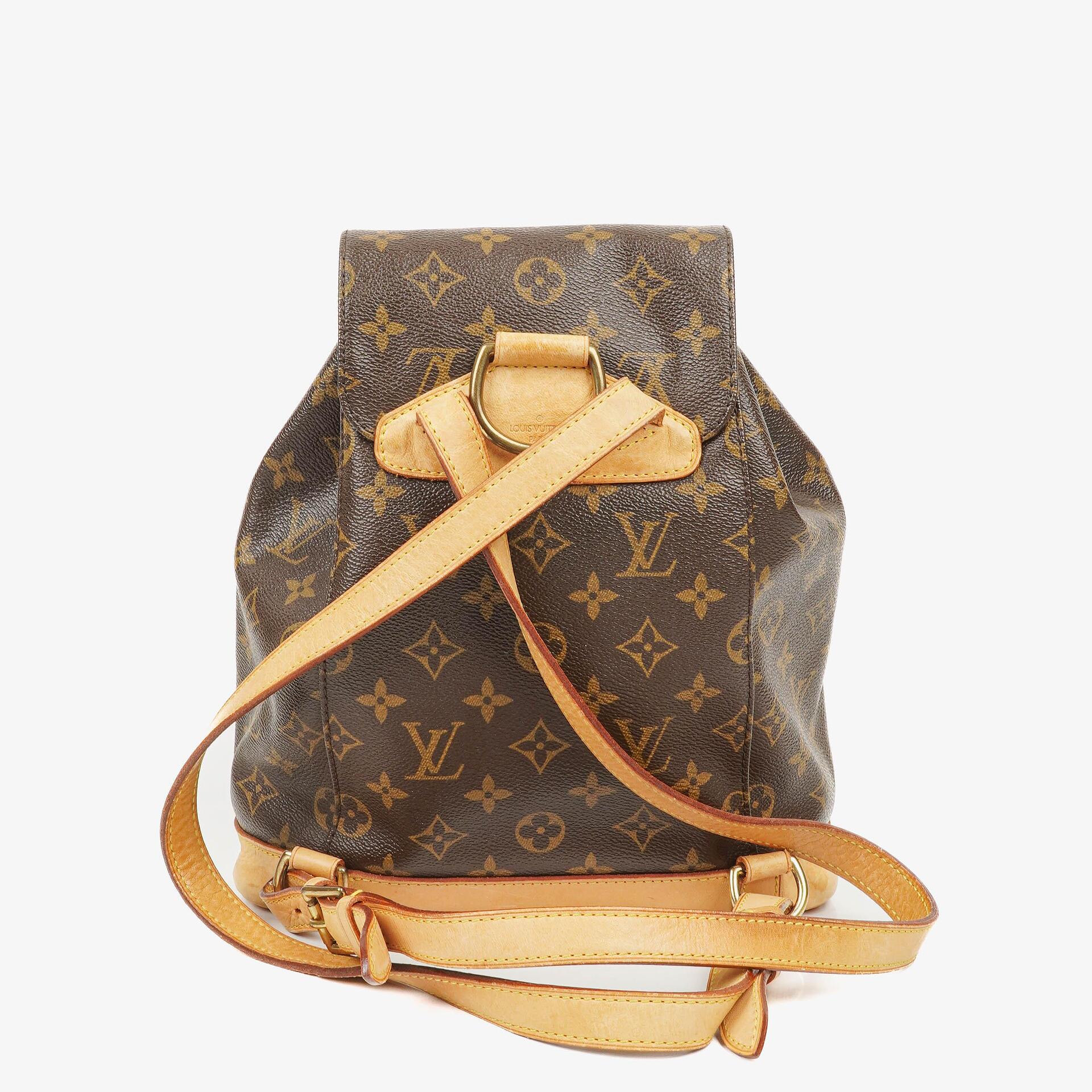 Louis Vuitton Montsouris MM Rucksack aus Monogram Canvas