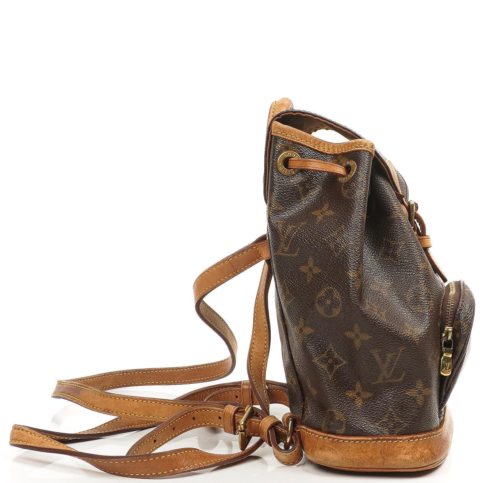 Louis Vuitton Montsouris Vintage PM Monogram Canvas Rucksack