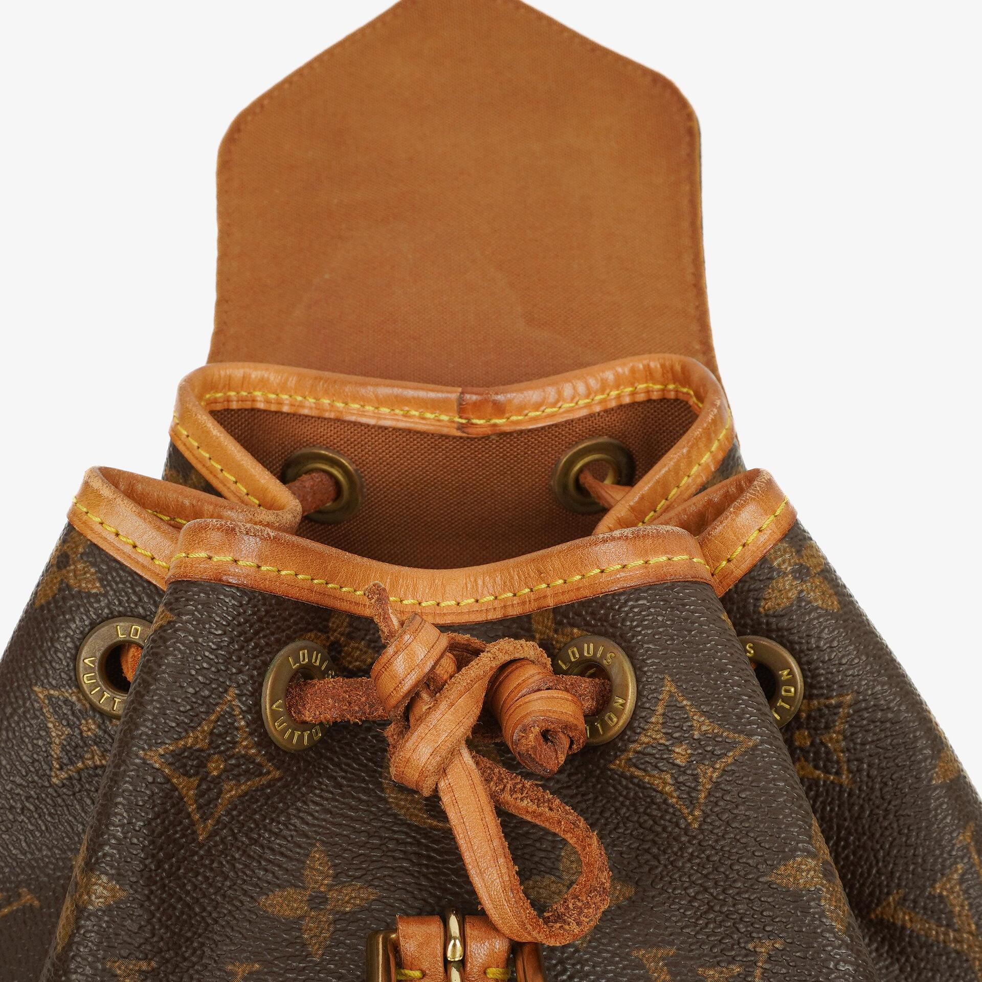 Louis Vuitton Montsouris PM Vintage Rucksack aus Monogram Canvas