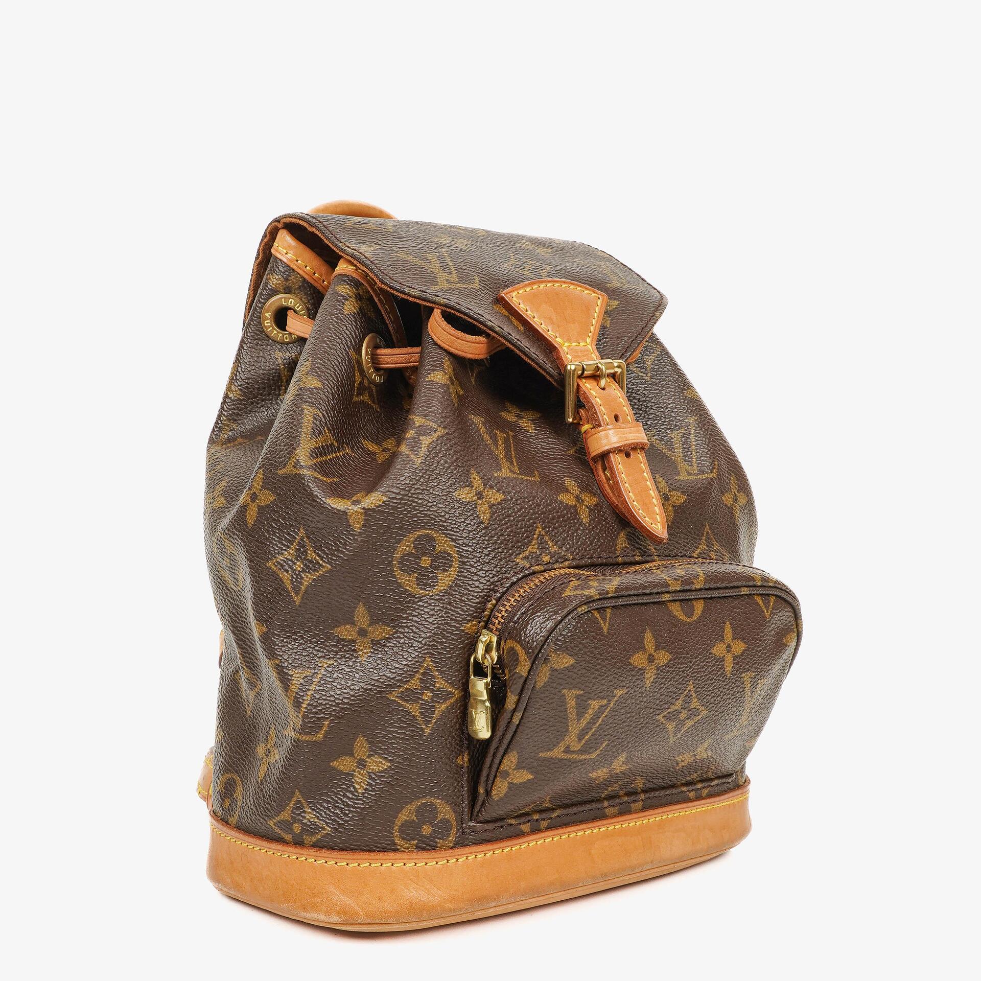 Louis Vuitton Montsouris PM Vintage Rucksack aus Monogram Canvas