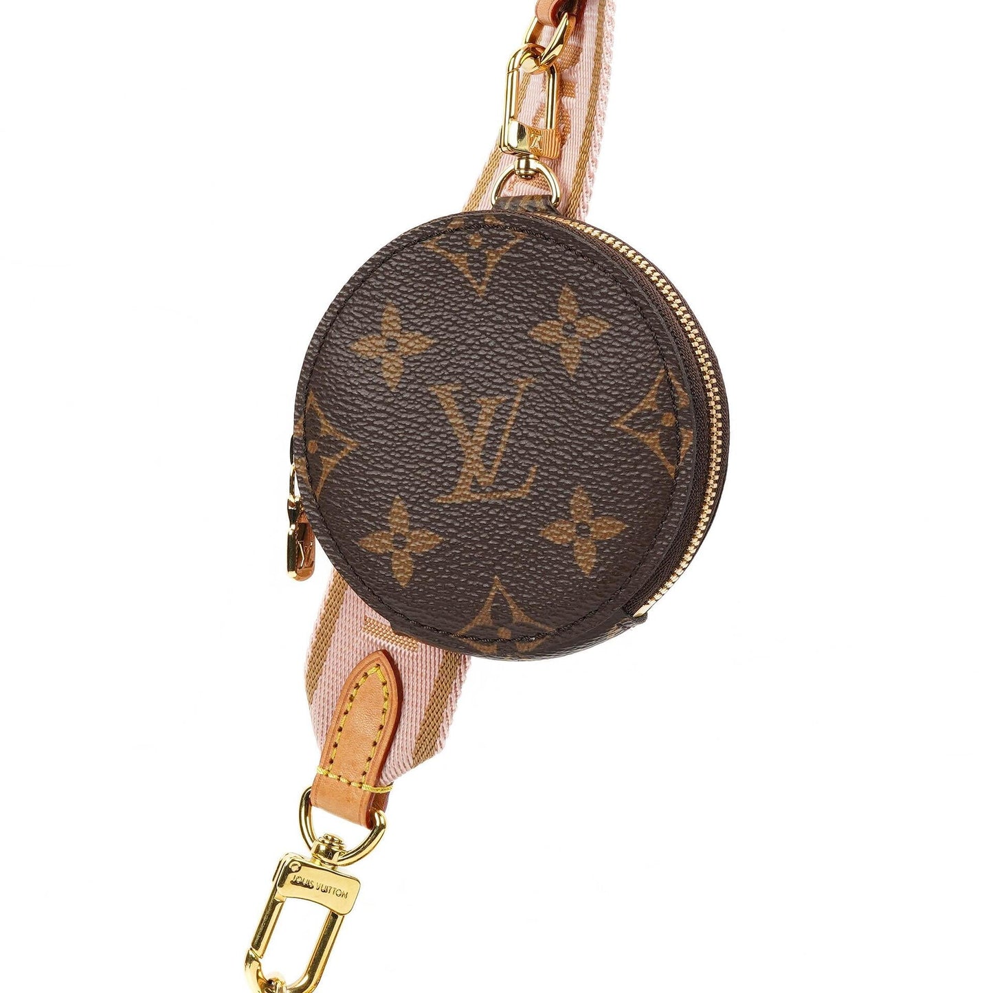 Louis Vuitton Multi Pochette Accessoires aus Monogram Canvas und Rose Clair Jacquard