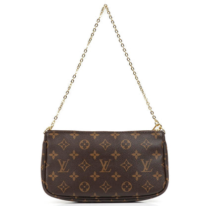 Louis Vuitton Multi Pochette Accessoires aus Monogram Canvas und Rose Clair Jacquard