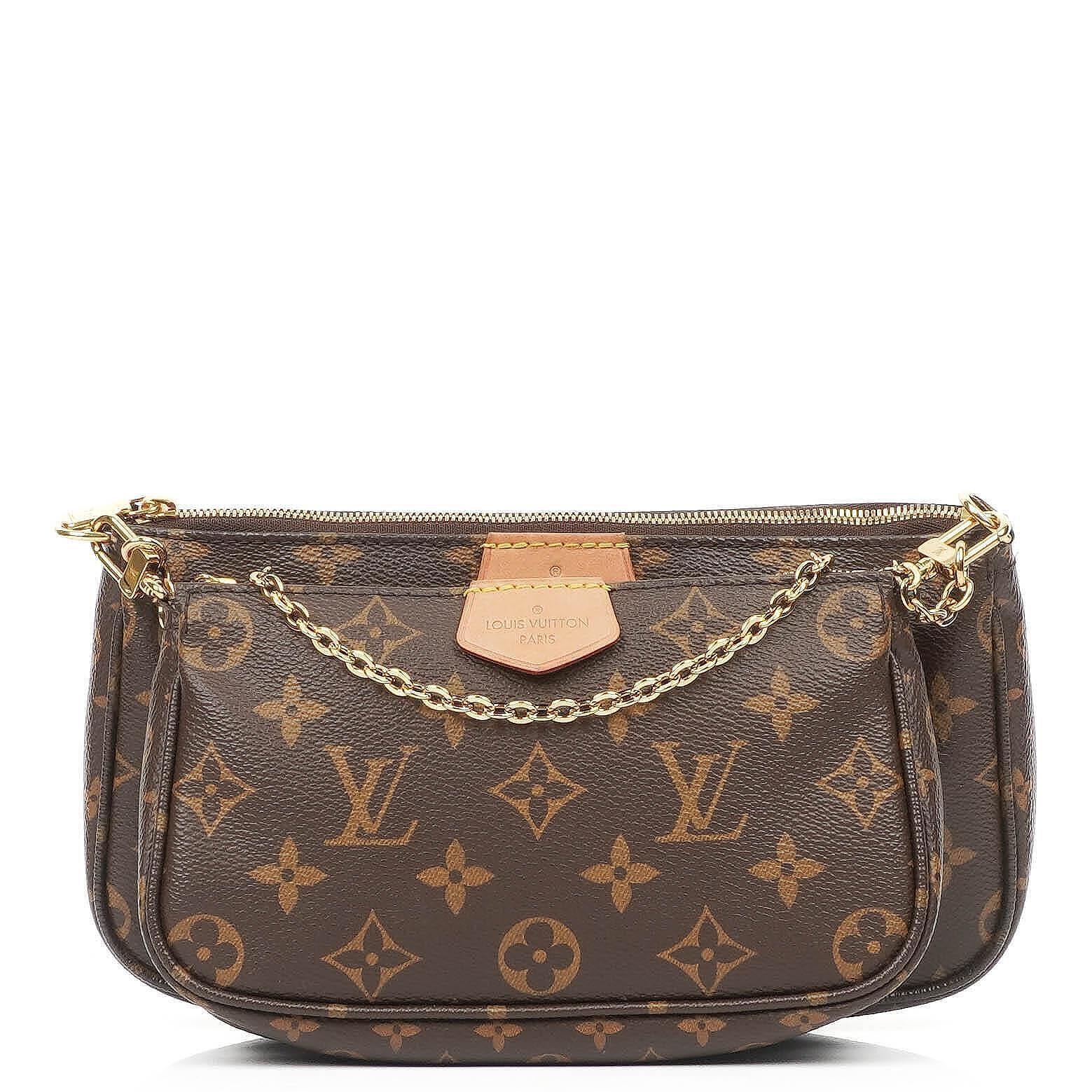 Louis Vuitton Multi Pochette Accessoires Schultertasche aus Monogram Canvas
