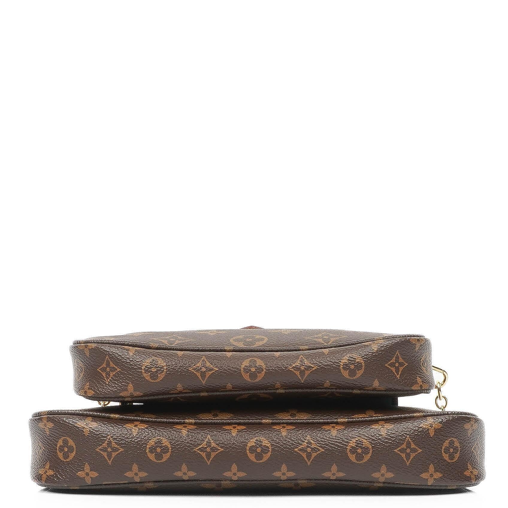 Louis Vuitton Multi Pochette Accessoires Schultertasche aus Monogram Canvas