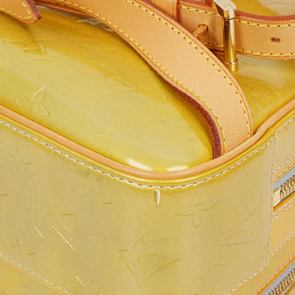 Louis Vuitton Murray Rucksack aus gelbem Vernis