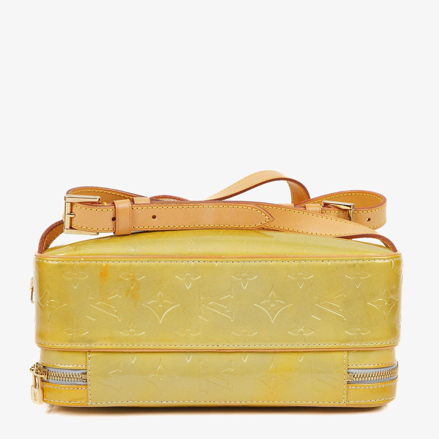 Louis Vuitton Murray Rucksack aus gelbem Vernis