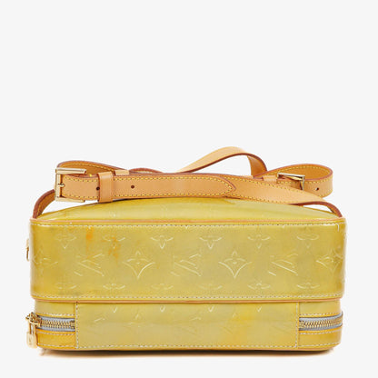 Louis Vuitton Murray Rucksack aus gelbem Vernis