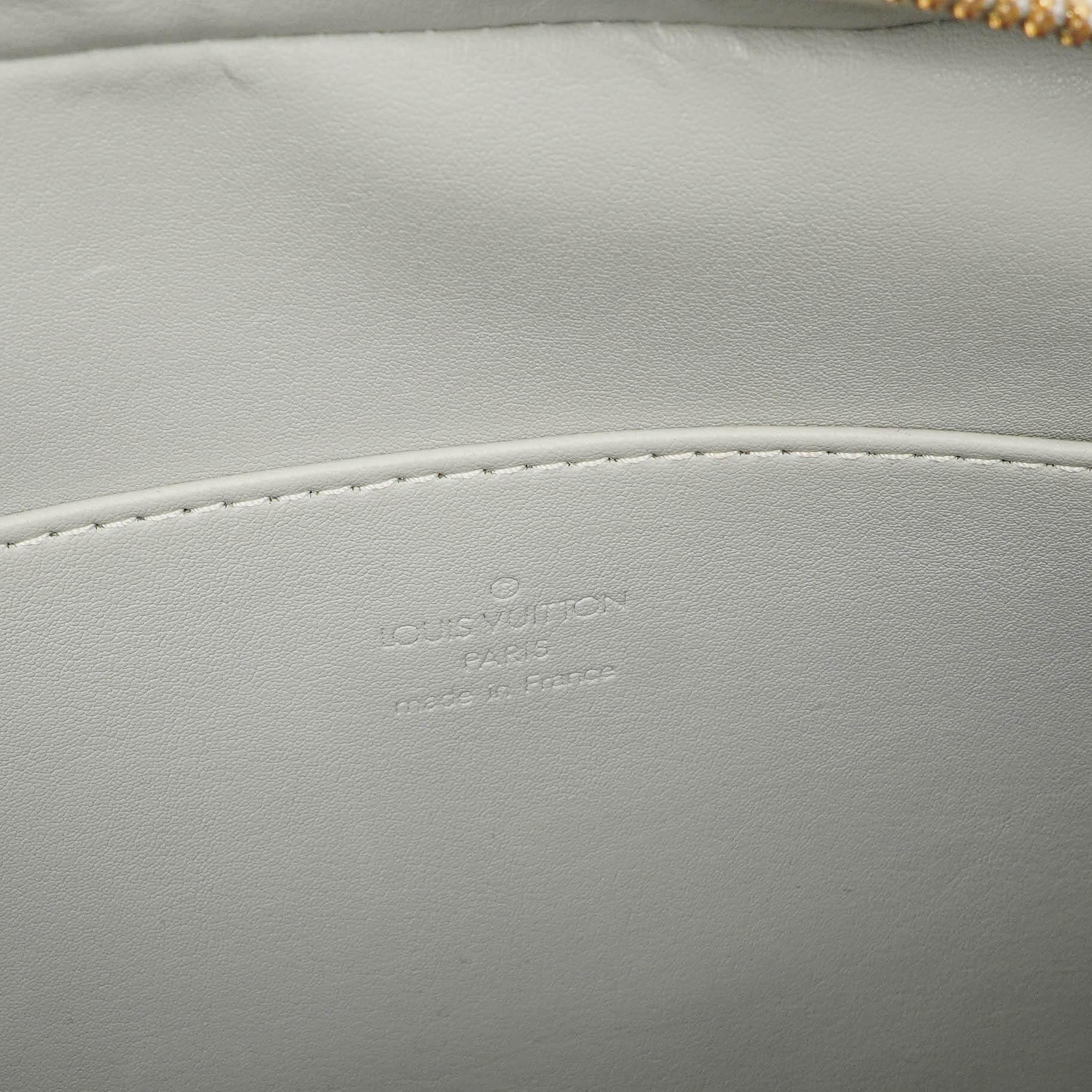 Louis Vuitton Murray Rucksack aus gelbem Vernis