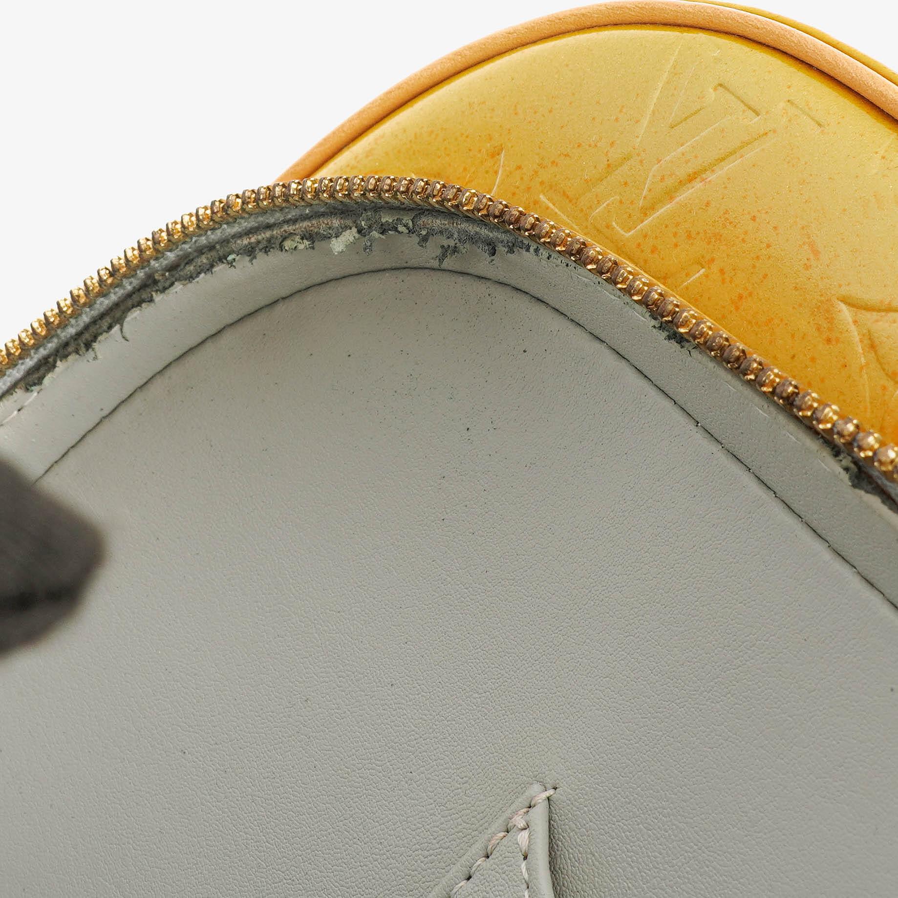 Louis Vuitton Murray Rucksack aus gelbem Vernis