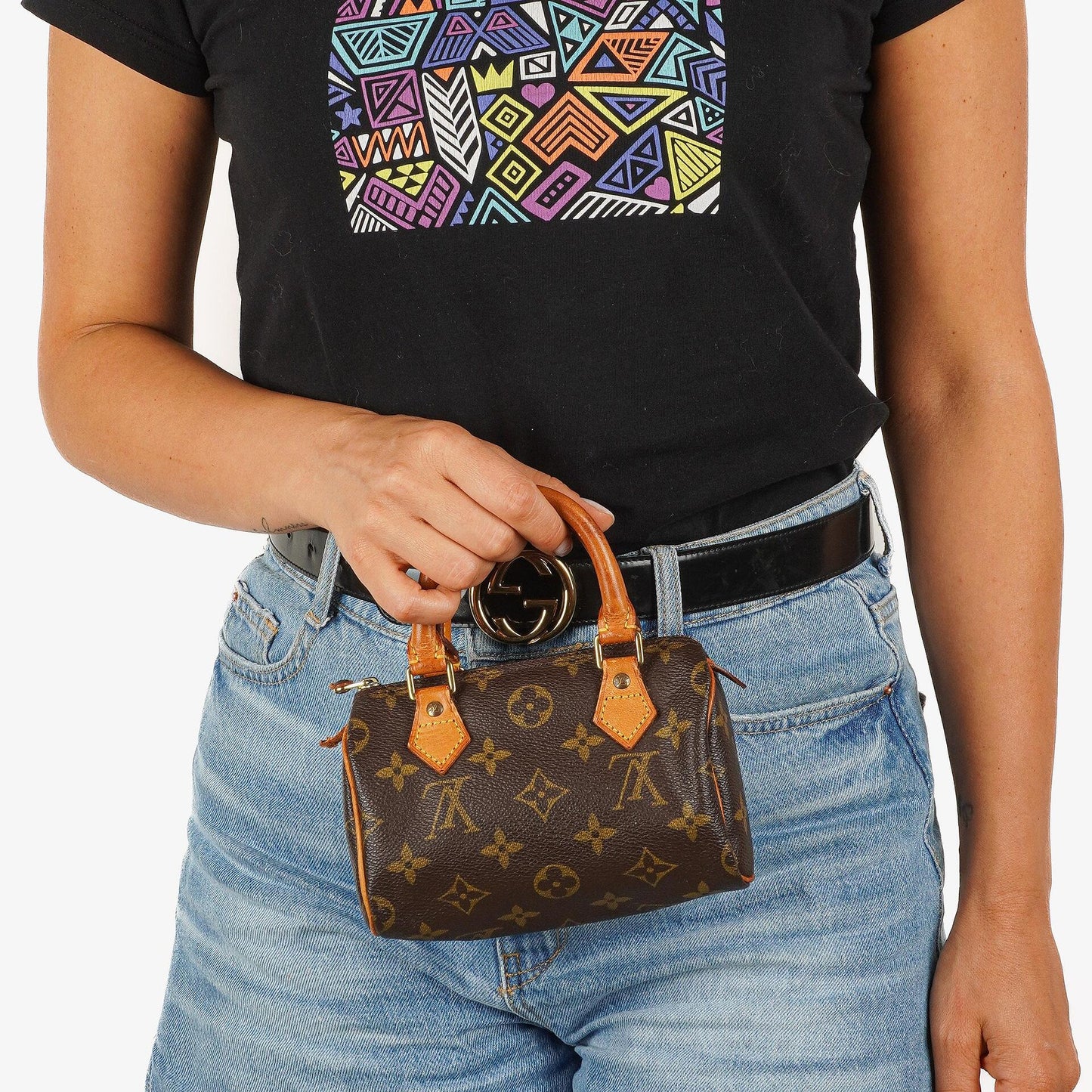 Louis Vuitton Nano Speedy Monogram Canvas Mini Bag