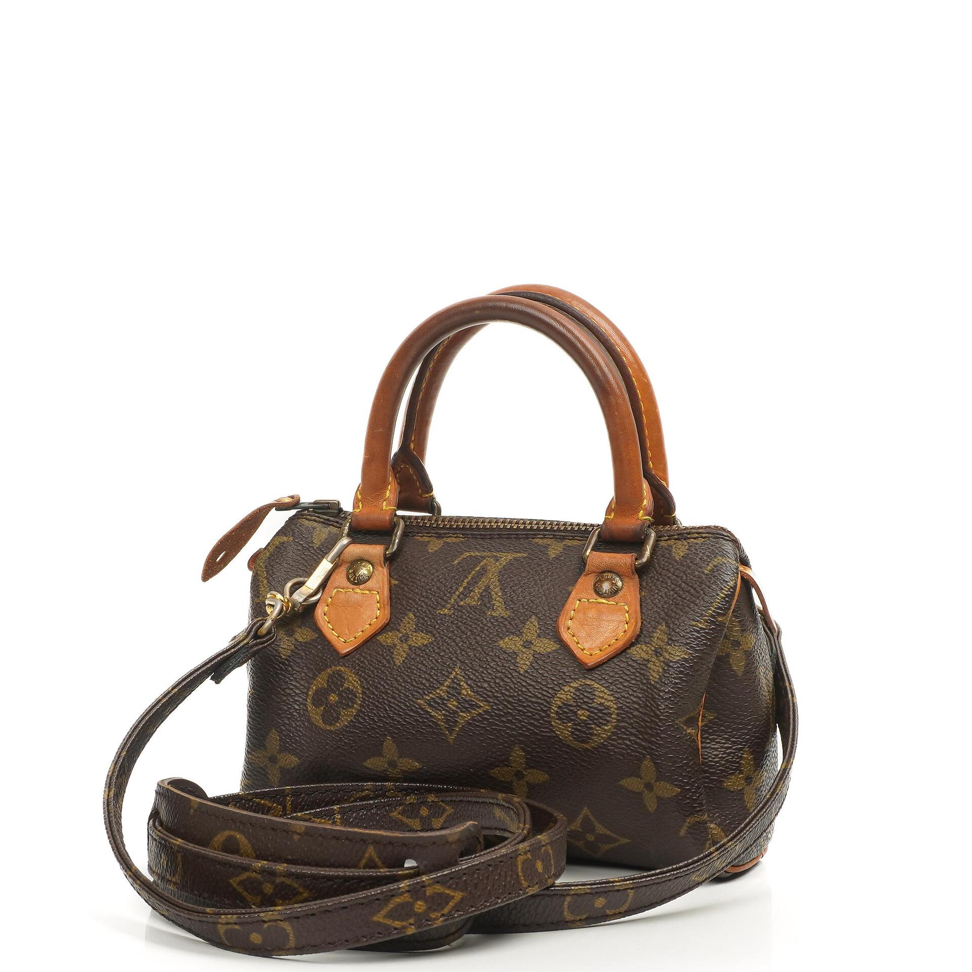 Louis Vuitton Nano Speedy Monogram Canvas Mini Tasche