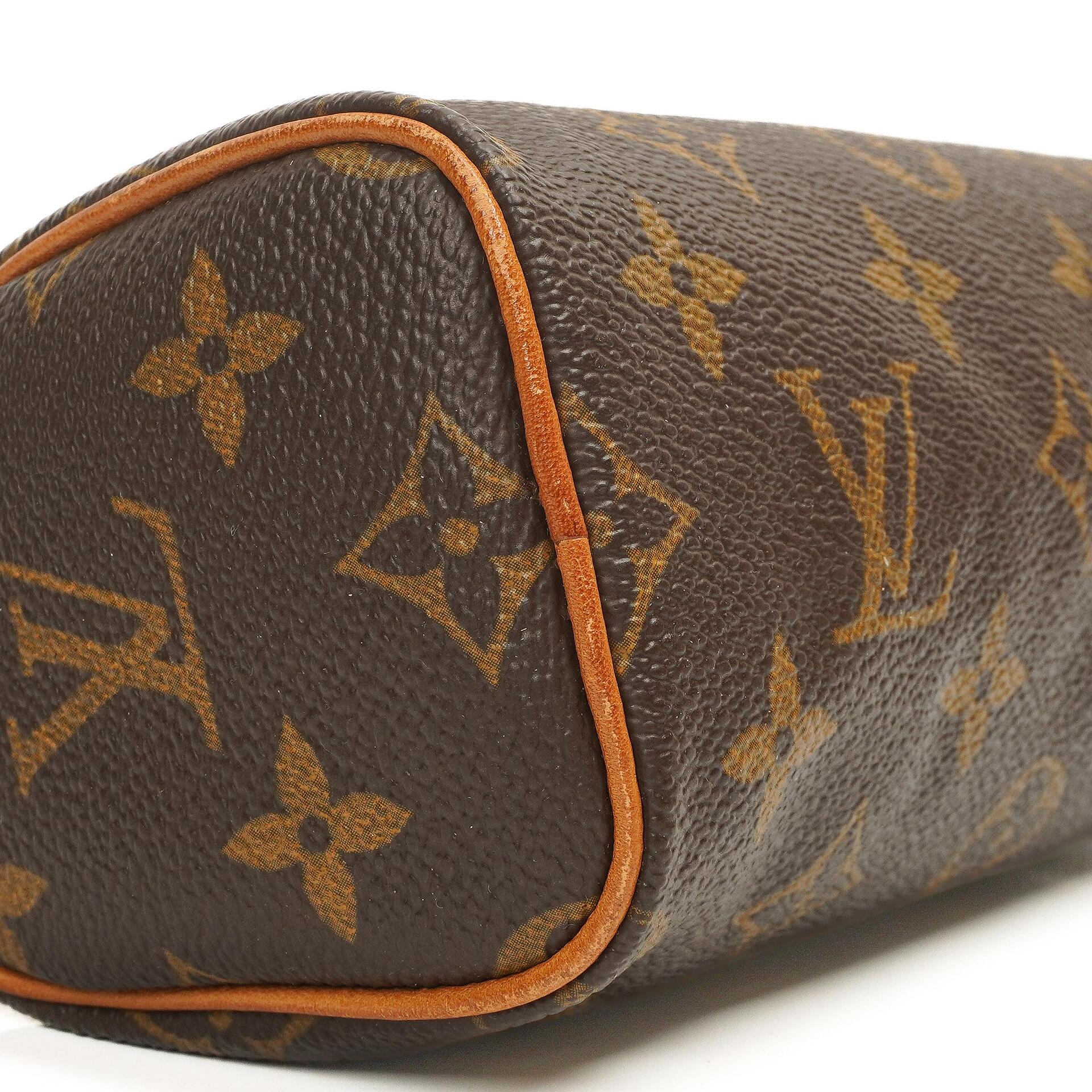 Louis Vuitton Nano Speedy Monogram Canvas Mini Tasche
