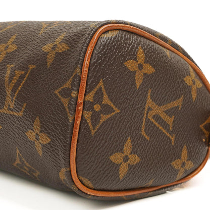 Louis Vuitton Nano Speedy Monogram Canvas Mini Tasche