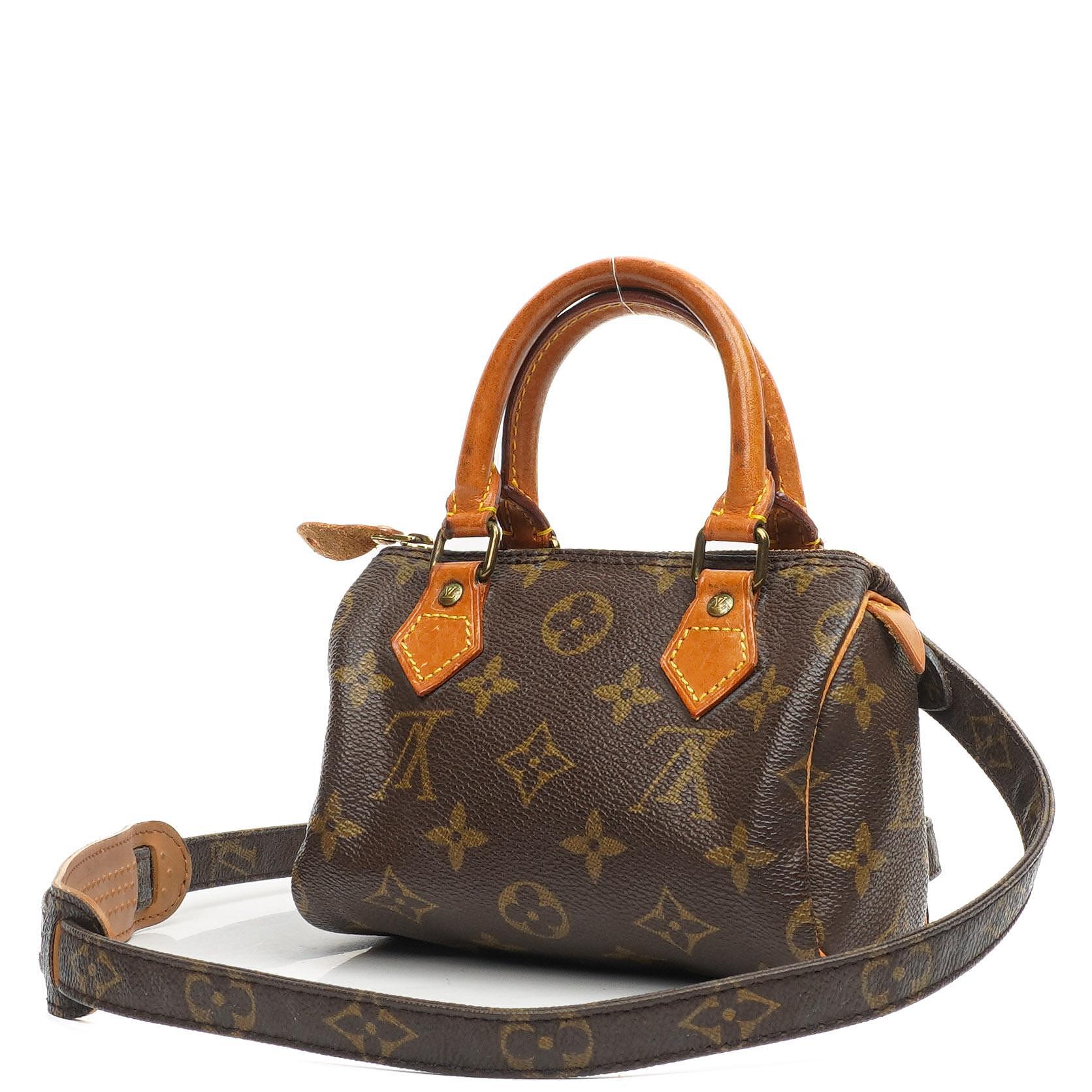 Louis Vuitton Nano Speedy Monogram Canvas Mini Tasche