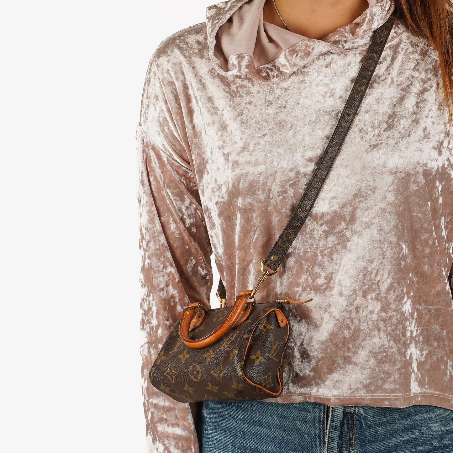 Louis Vuitton Nano Speedy Monogram Canvas Mini Tasche