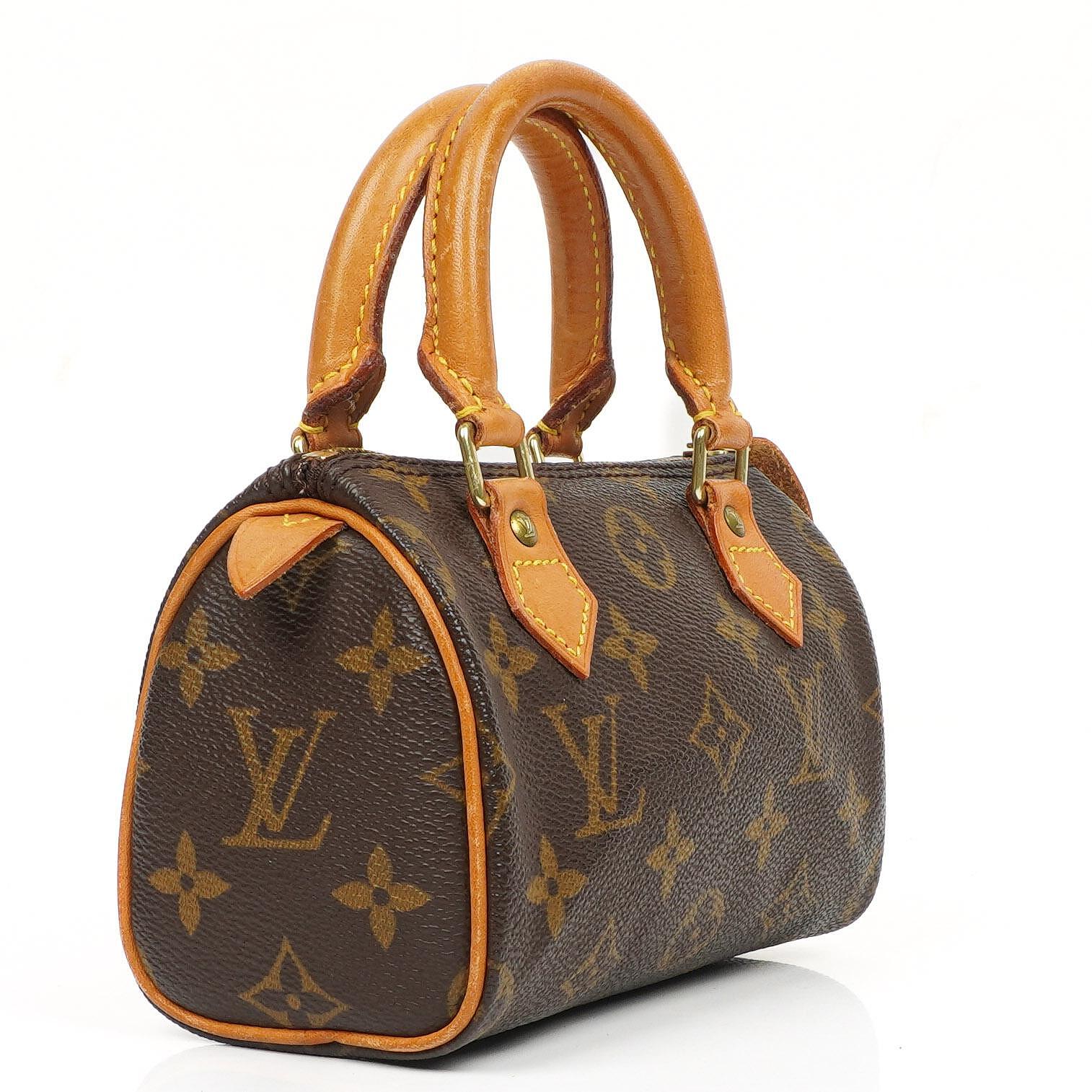Louis Vuitton Nano Speedy Monogram Canvas Mini Handtasche