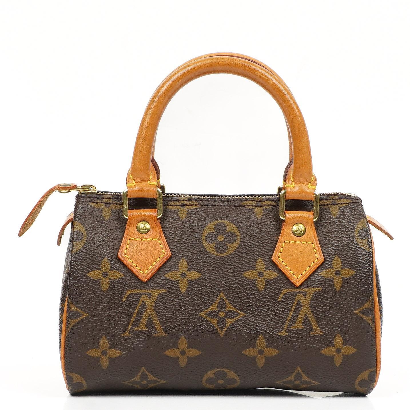 Louis Vuitton Nano Speedy Monogram Canvas Mini Handtasche