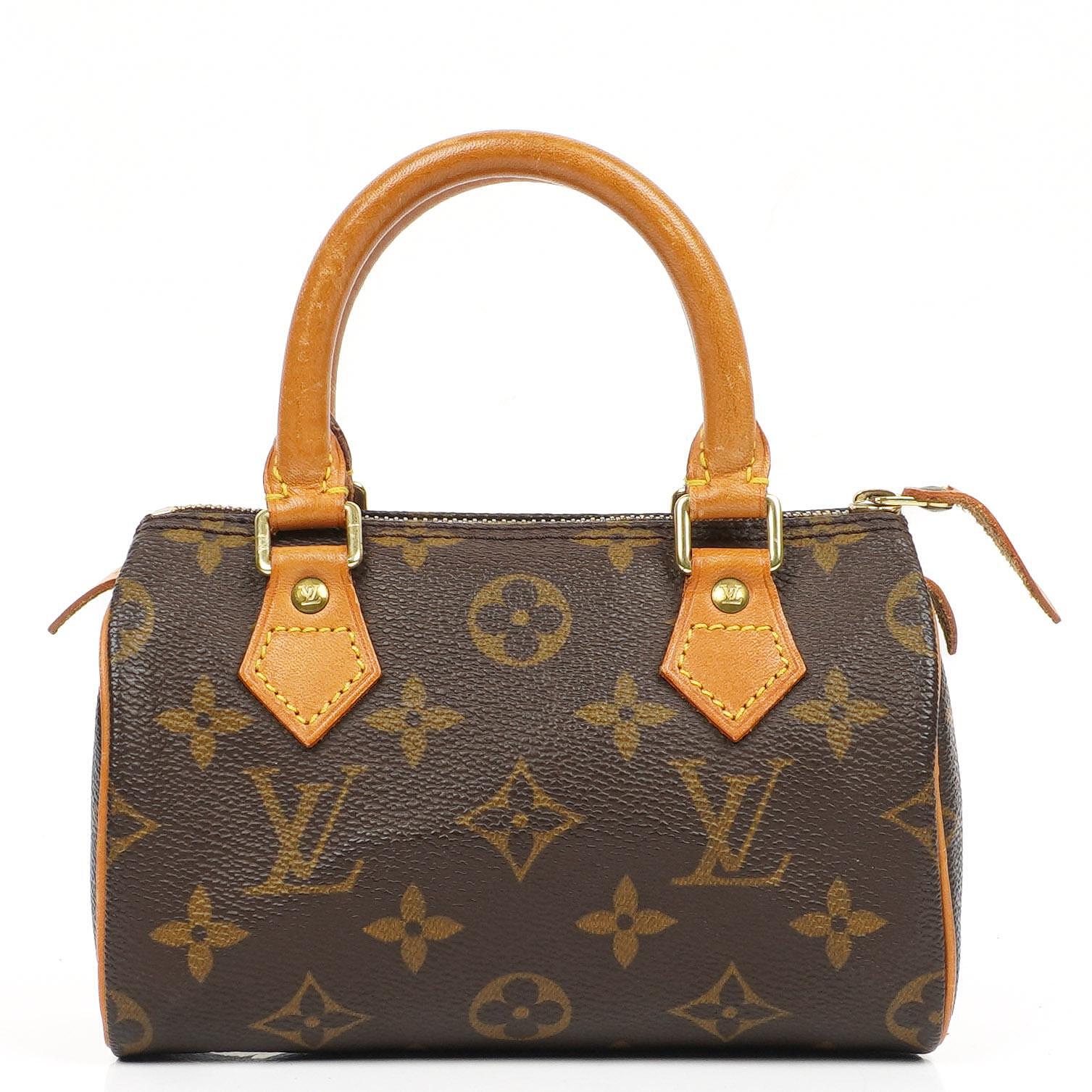 Louis Vuitton Nano Speedy Monogram Canvas Mini Handtasche