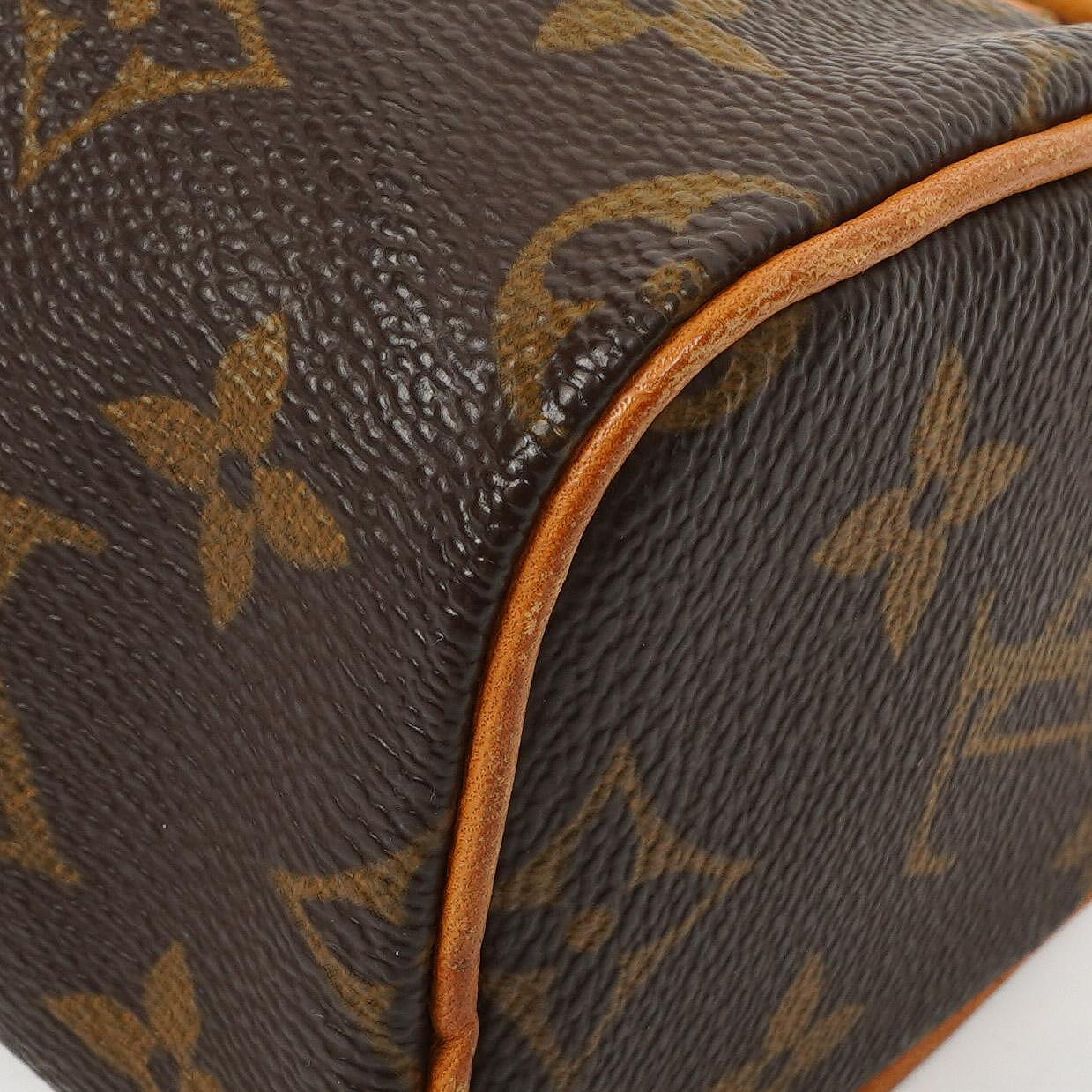Louis Vuitton Nano Speedy Monogram Canvas Mini Handtasche
