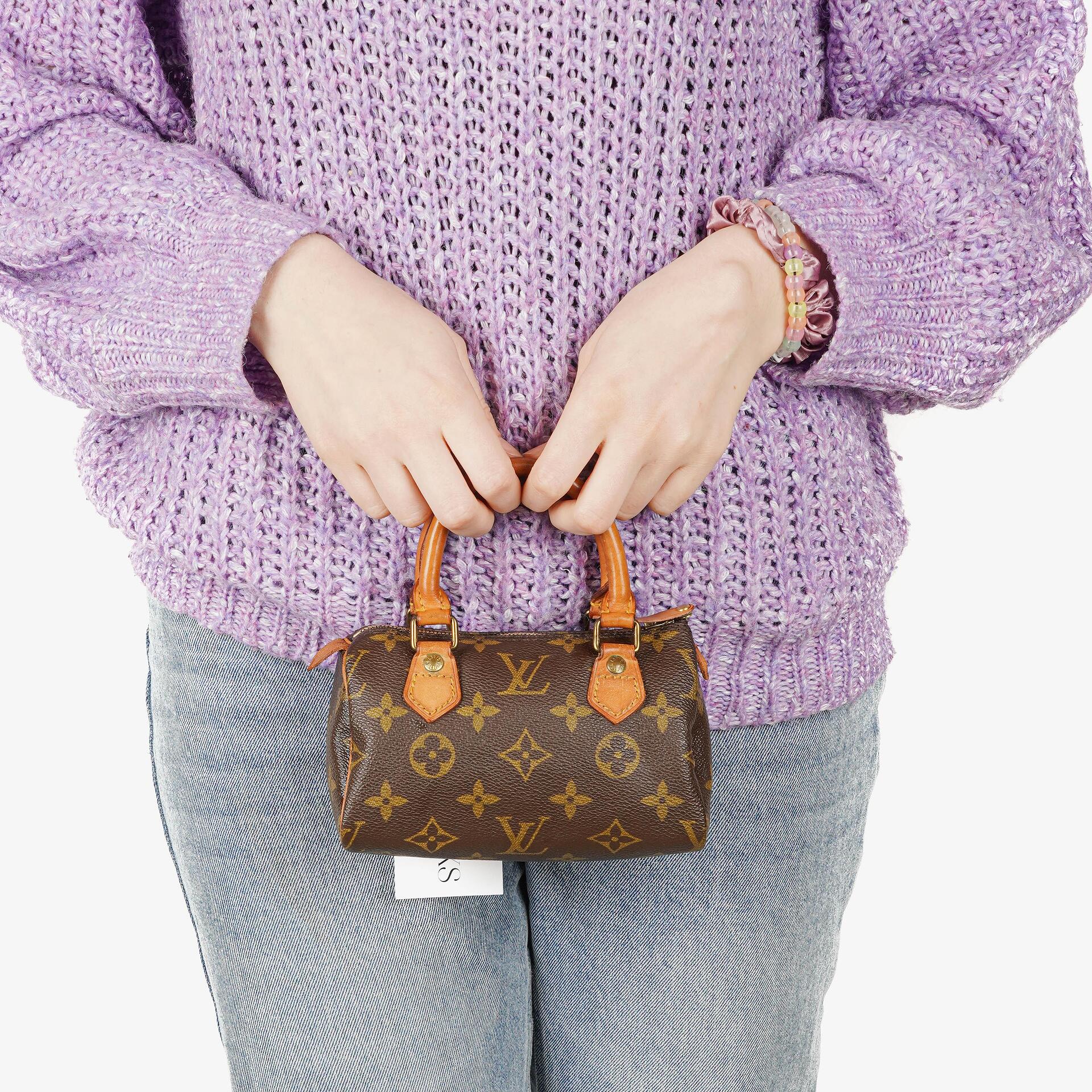 Louis Vuitton Nano Speedy Mini Tasche aus Monogram Canvas