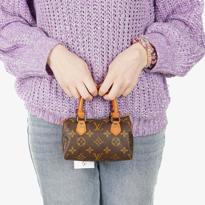 Louis Vuitton Nano Speedy Mini Tasche aus Monogram Canvas
