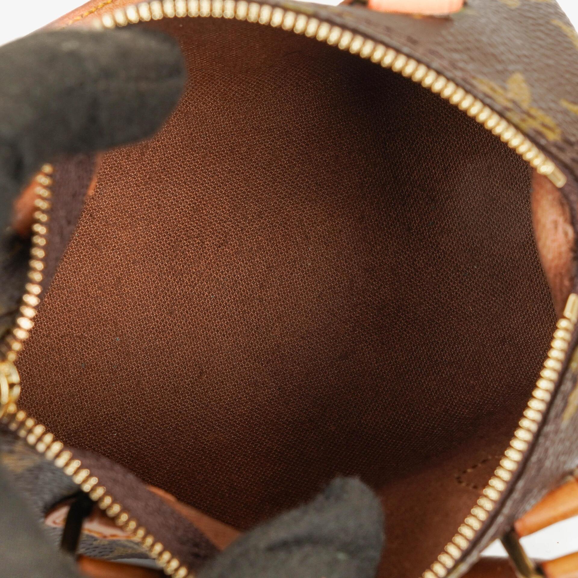Louis Vuitton Nano Speedy Mini Tasche aus Monogram Canvas