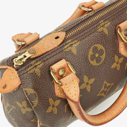 Louis Vuitton Nano Speedy Mini-Tasche aus Monogram Canvas