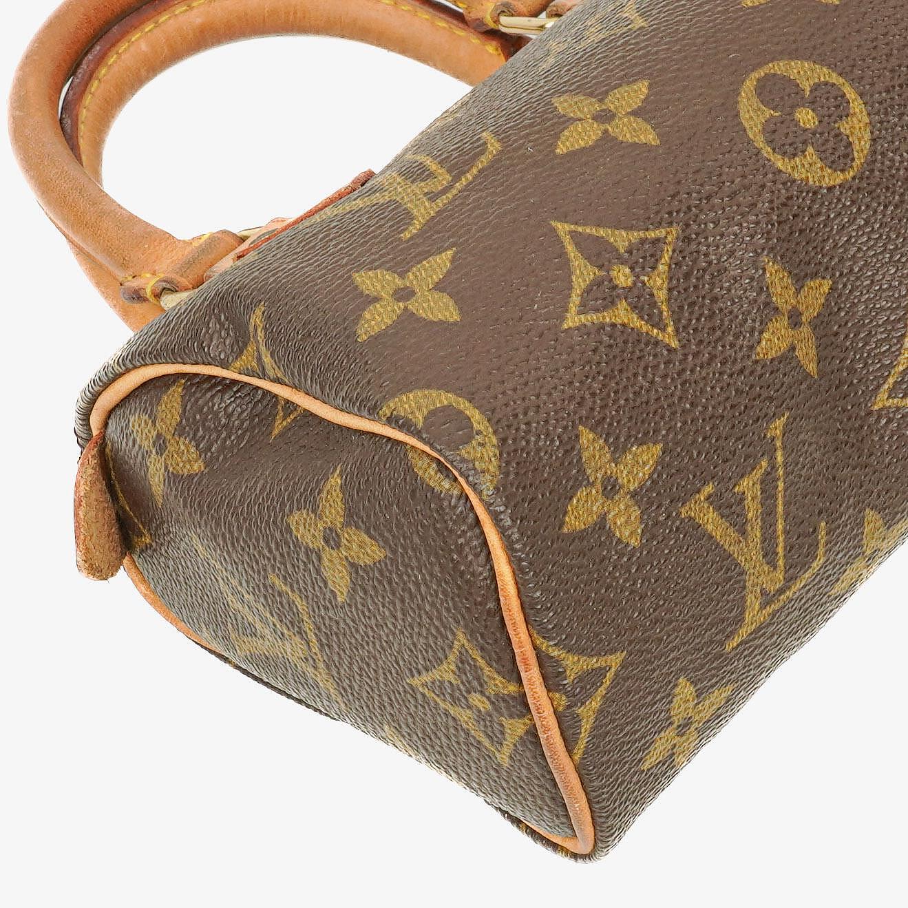 Louis Vuitton Nano Speedy Mini-Tasche aus Monogram Canvas