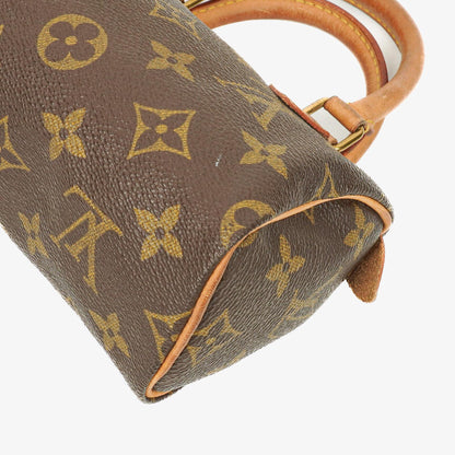 Louis Vuitton Nano Speedy Mini-Tasche aus Monogram Canvas