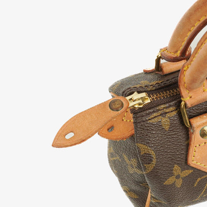 Louis Vuitton Nano Speedy Mini-Tasche aus Monogram Canvas