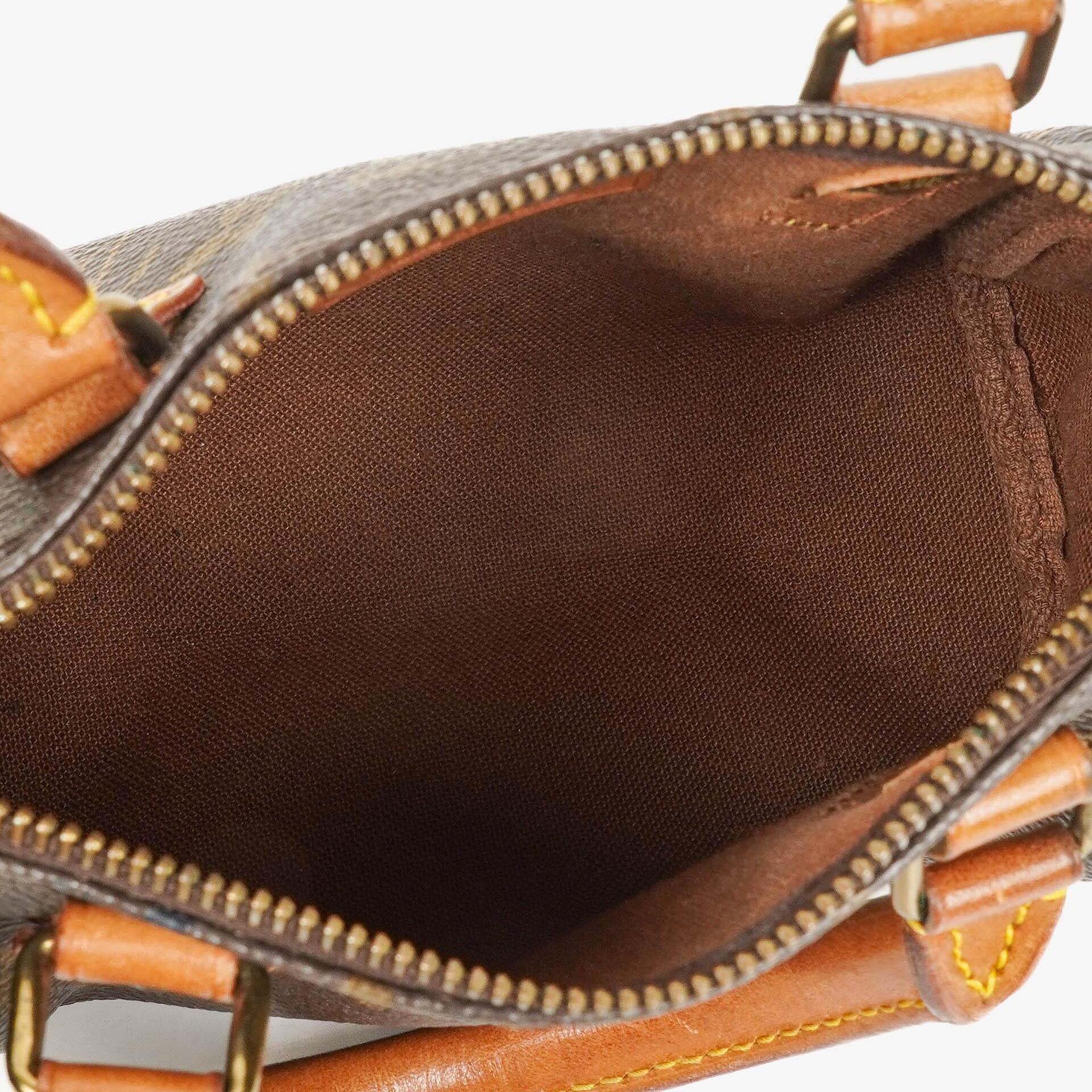 Louis Vuitton Nano Speedy Monogram Canvas Mini Tasche