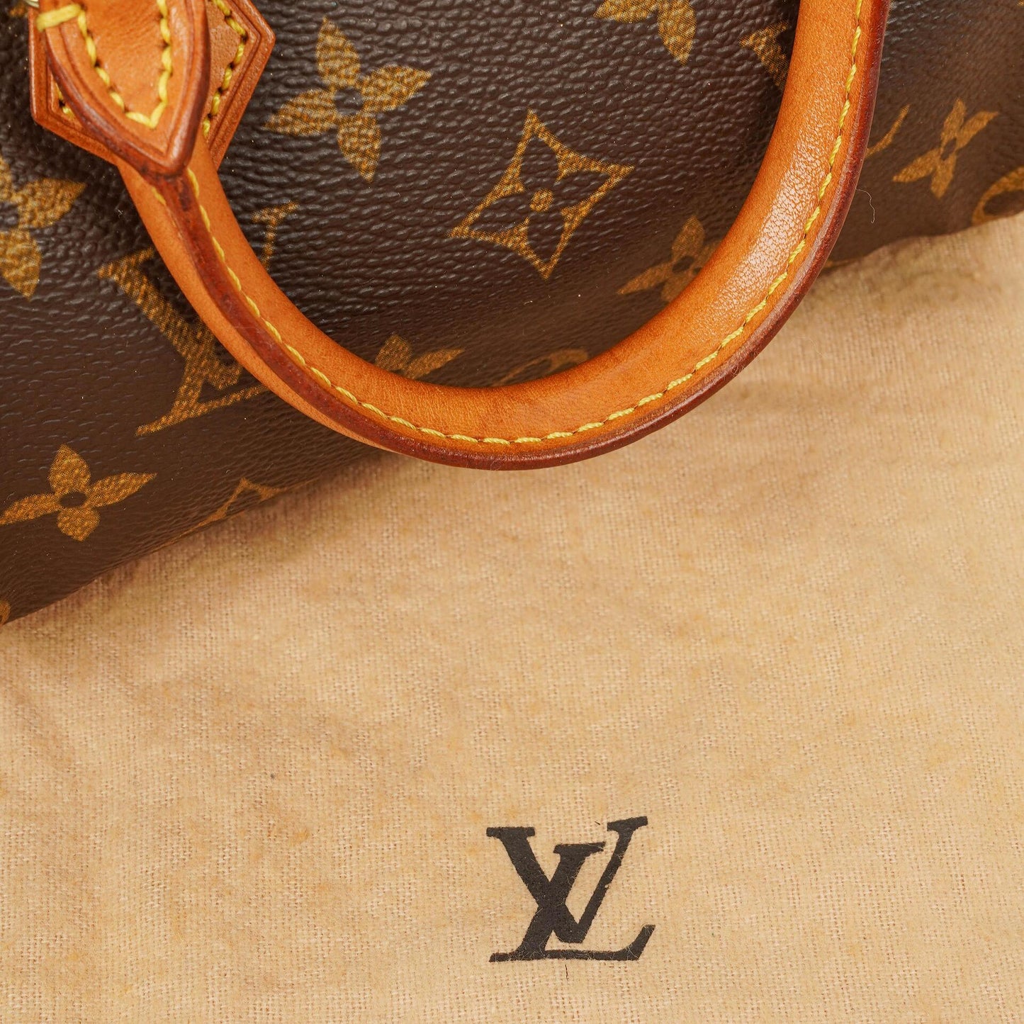 Louis Vuitton Nano Speedy Mini-Tasche aus Monogram Canvas