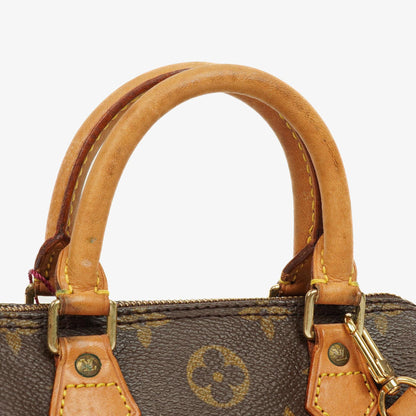 Louis Vuitton Nano Speedy Monogram Canvas Mini Tasche