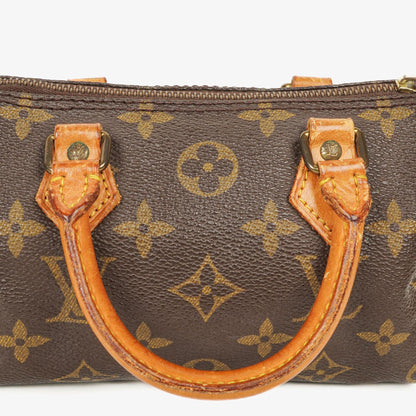 Louis Vuitton Nano Speedy Mini-Tasche aus Monogram Canvas