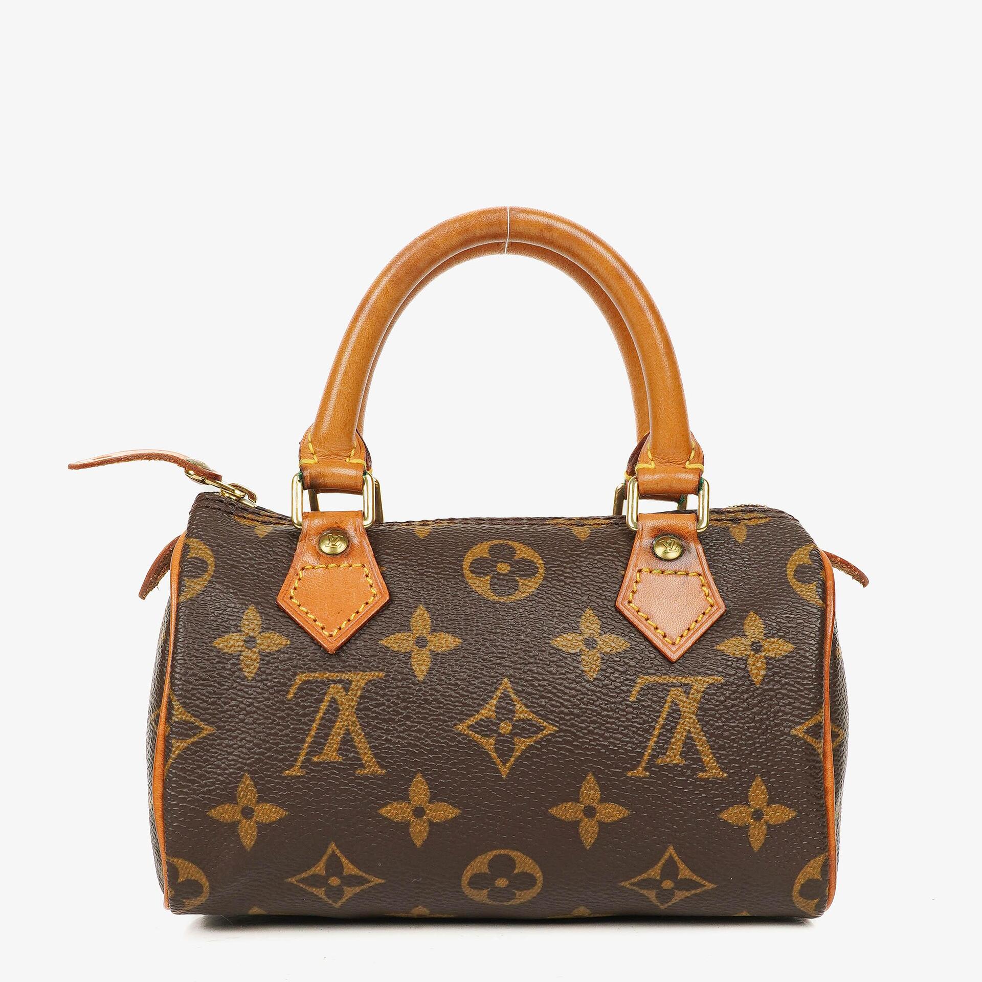 Louis Vuitton Nano Speedy Mini-Tasche aus Monogram Canvas