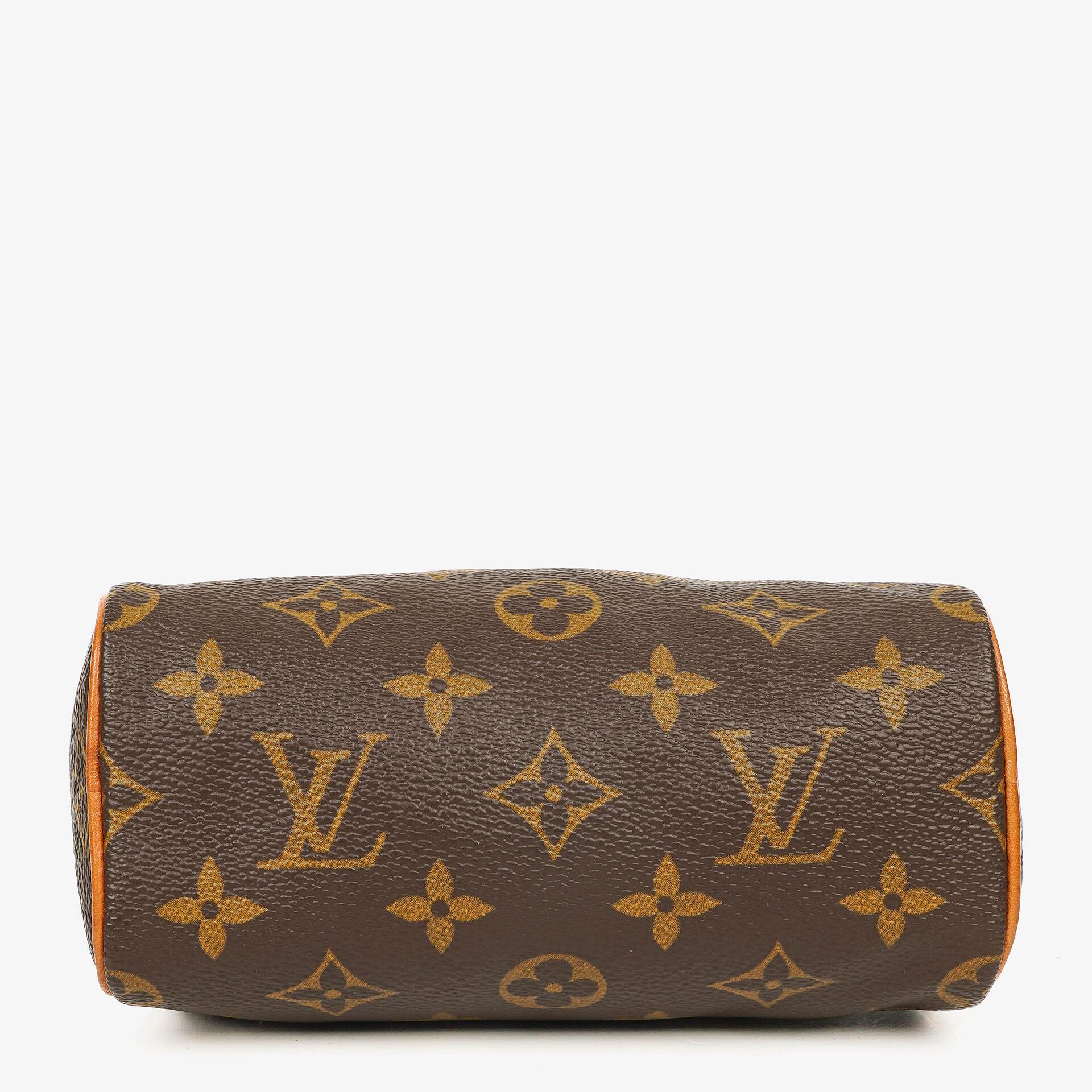 Louis Vuitton Nano Speedy Mini-Tasche aus Monogram Canvas