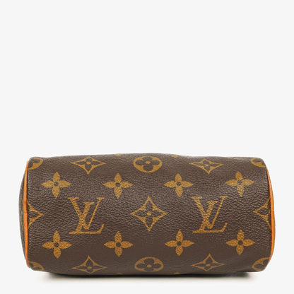 Louis Vuitton Nano Speedy Mini-Tasche aus Monogram Canvas