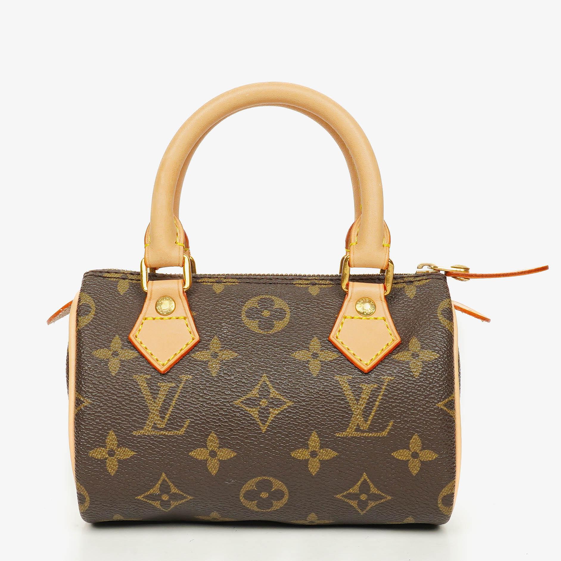 Louis Vuitton Nano Speedy Mini-Tasche aus Monogram Canvas
