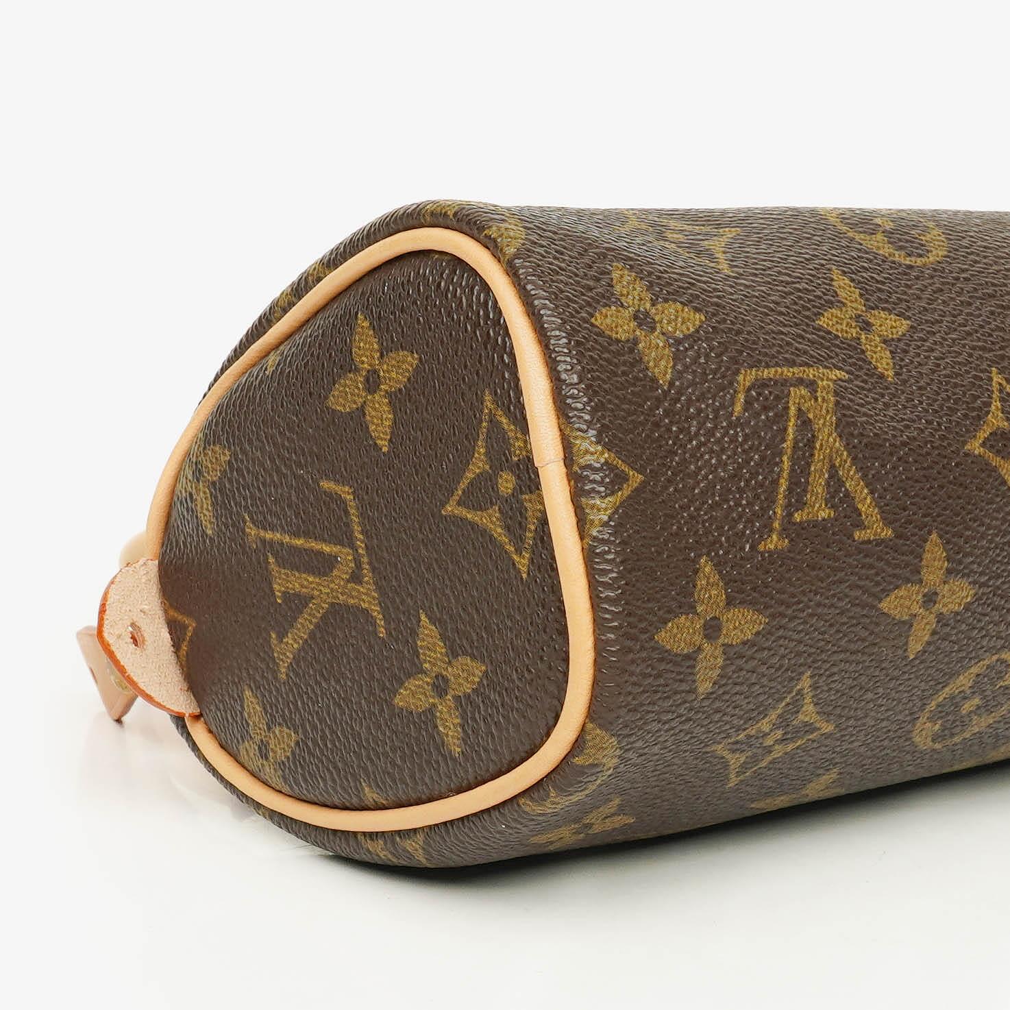 Louis Vuitton Nano Speedy Mini-Tasche aus Monogram Canvas