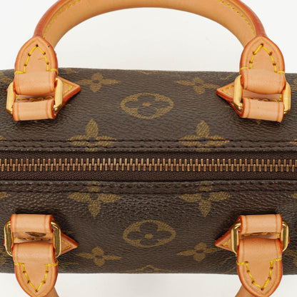 Louis Vuitton Nano Speedy Mini-Tasche aus Monogram Canvas