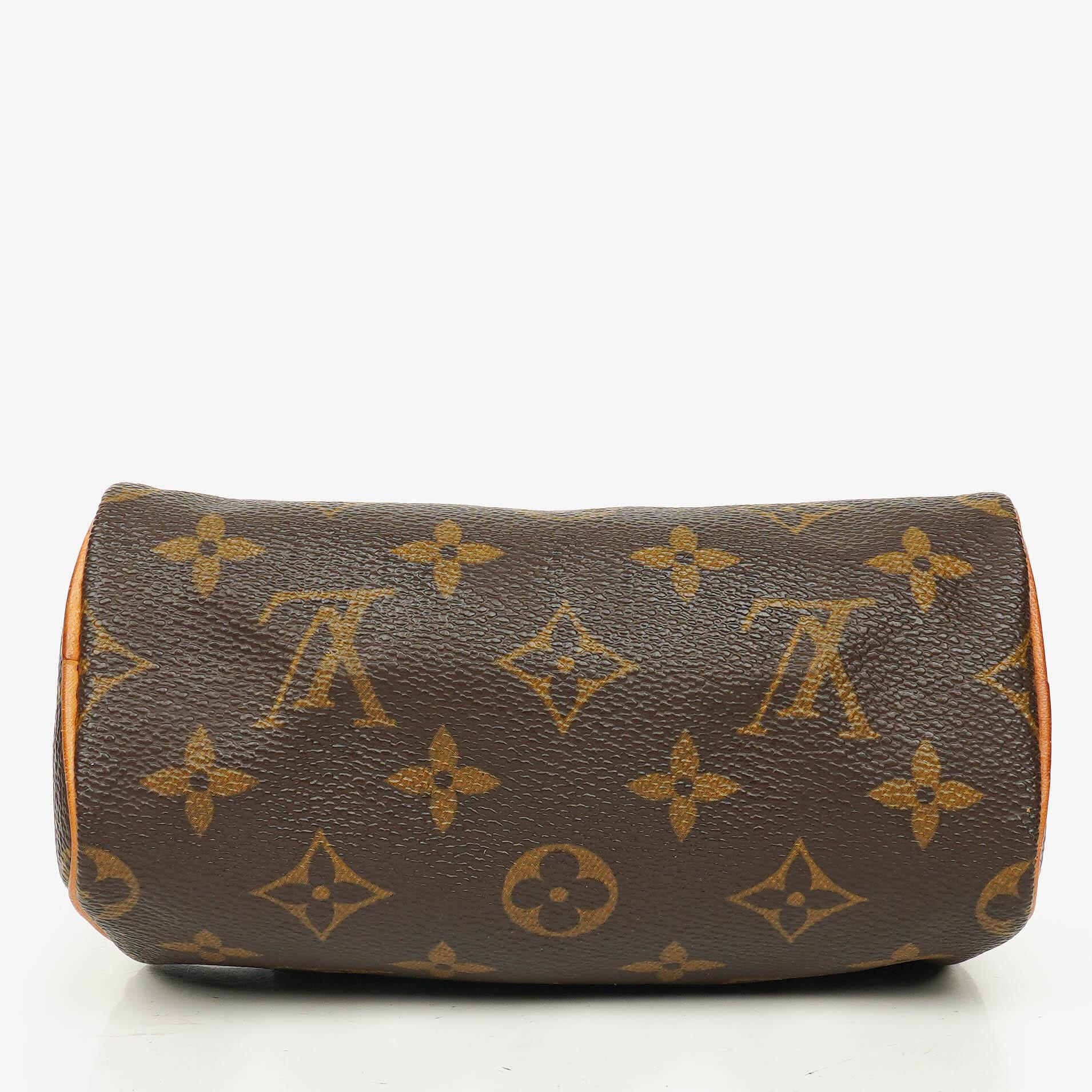 Louis Vuitton Nano Speedy Mini-Tasche aus Monogram Canvas