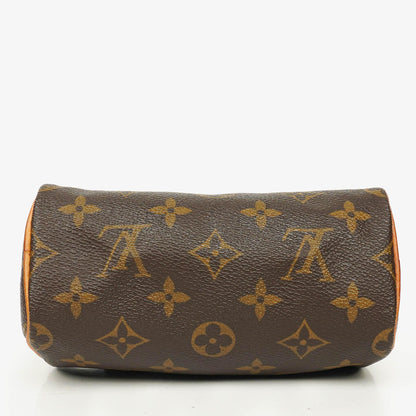 Louis Vuitton Nano Speedy Mini-Tasche aus Monogram Canvas
