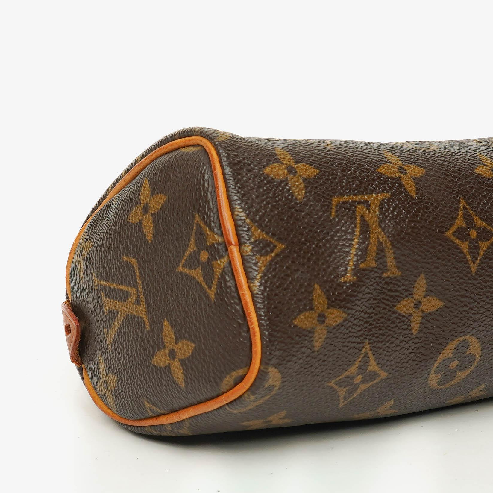 Louis Vuitton Nano Speedy Mini-Tasche aus Monogram Canvas