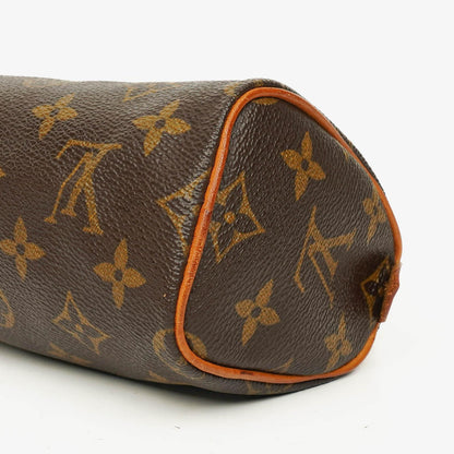 Louis Vuitton Nano Speedy Mini-Tasche aus Monogram Canvas