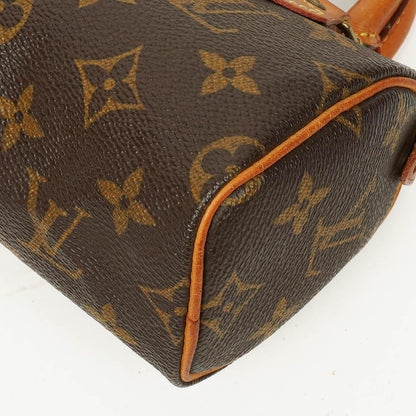 Louis Vuitton Nano Speedy Mini-Tasche aus Monogram Canvas