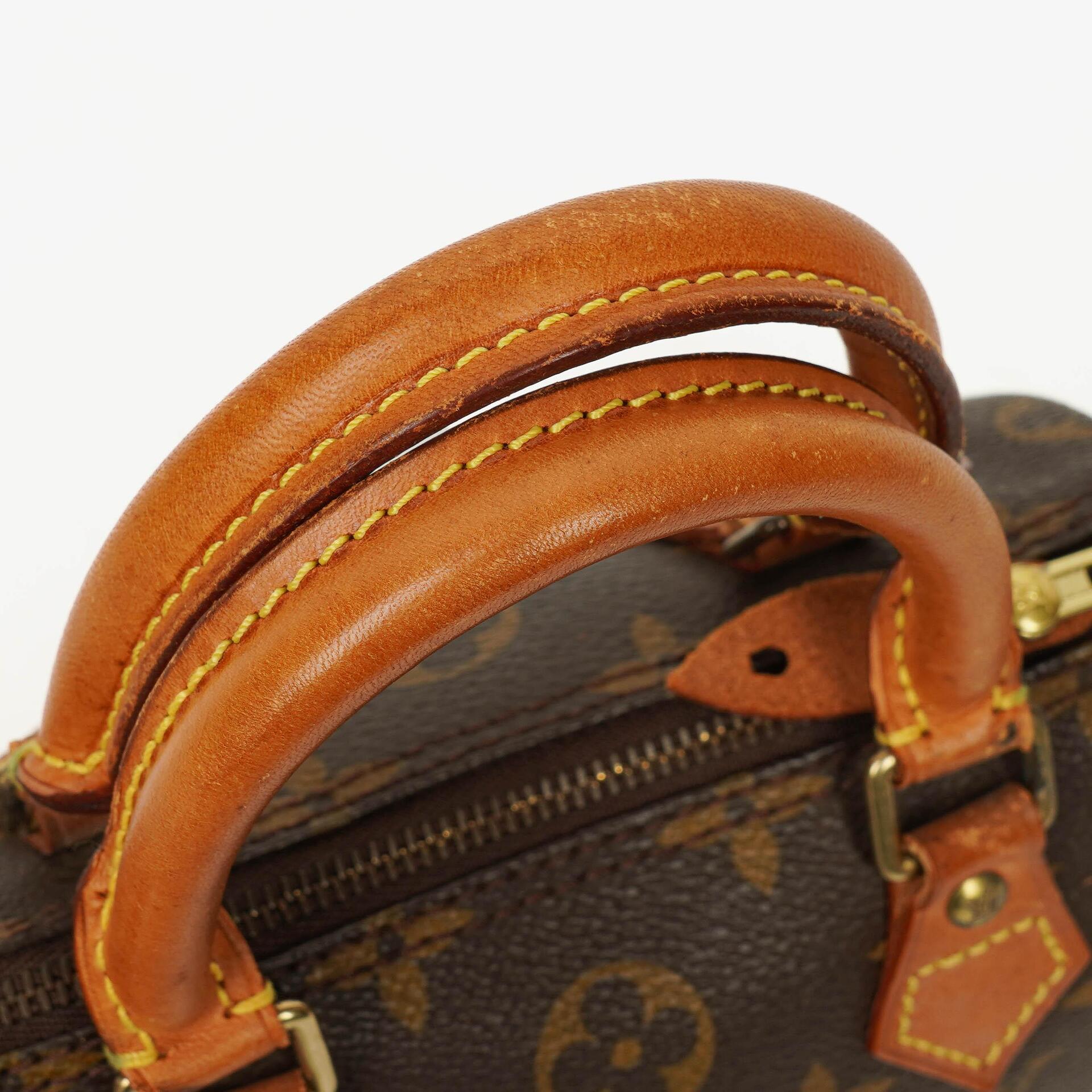 Louis Vuitton Nano Speedy Mini-Tasche aus Monogram Canvas