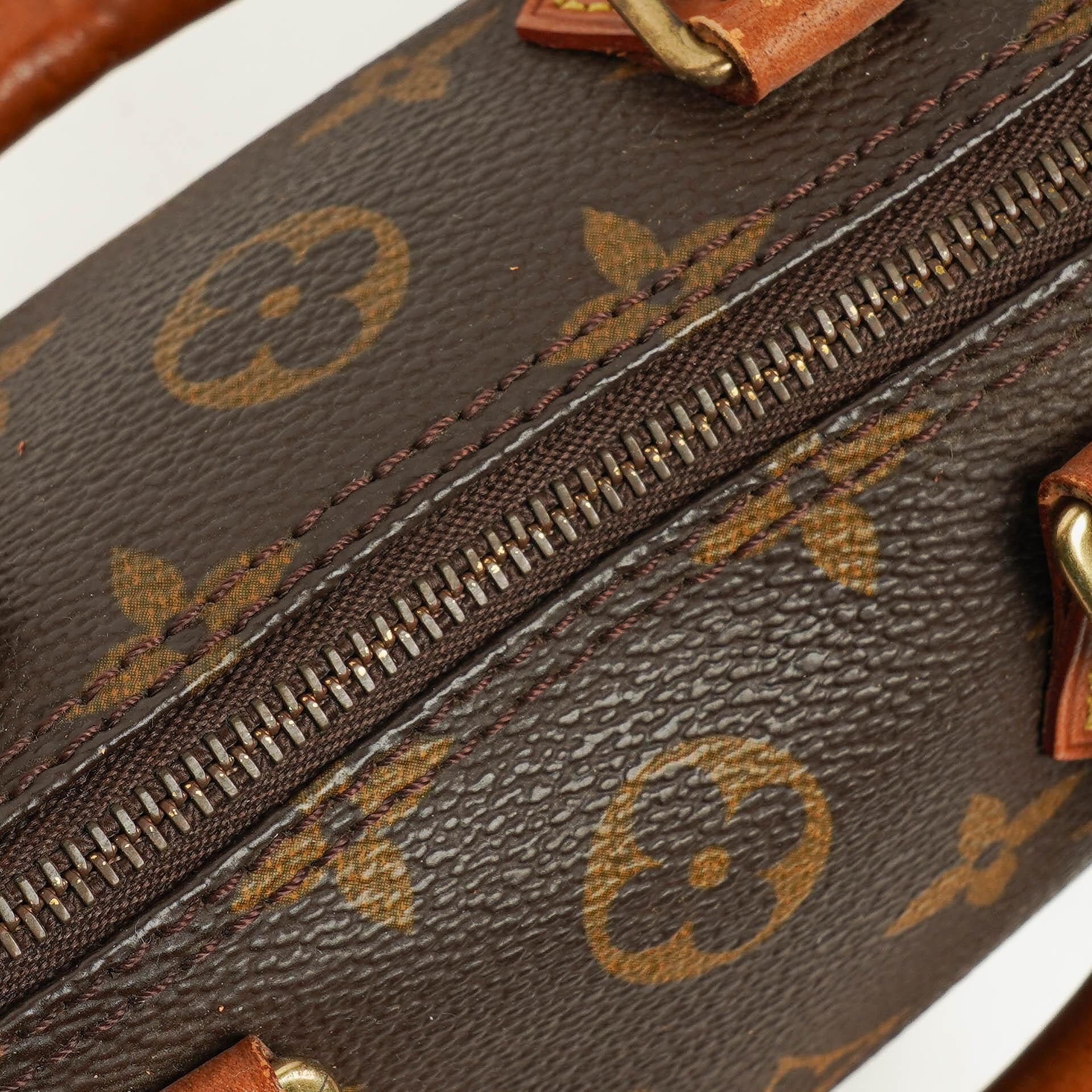 Louis Vuitton Nano Speedy Mini-Tasche aus Monogram Canvas