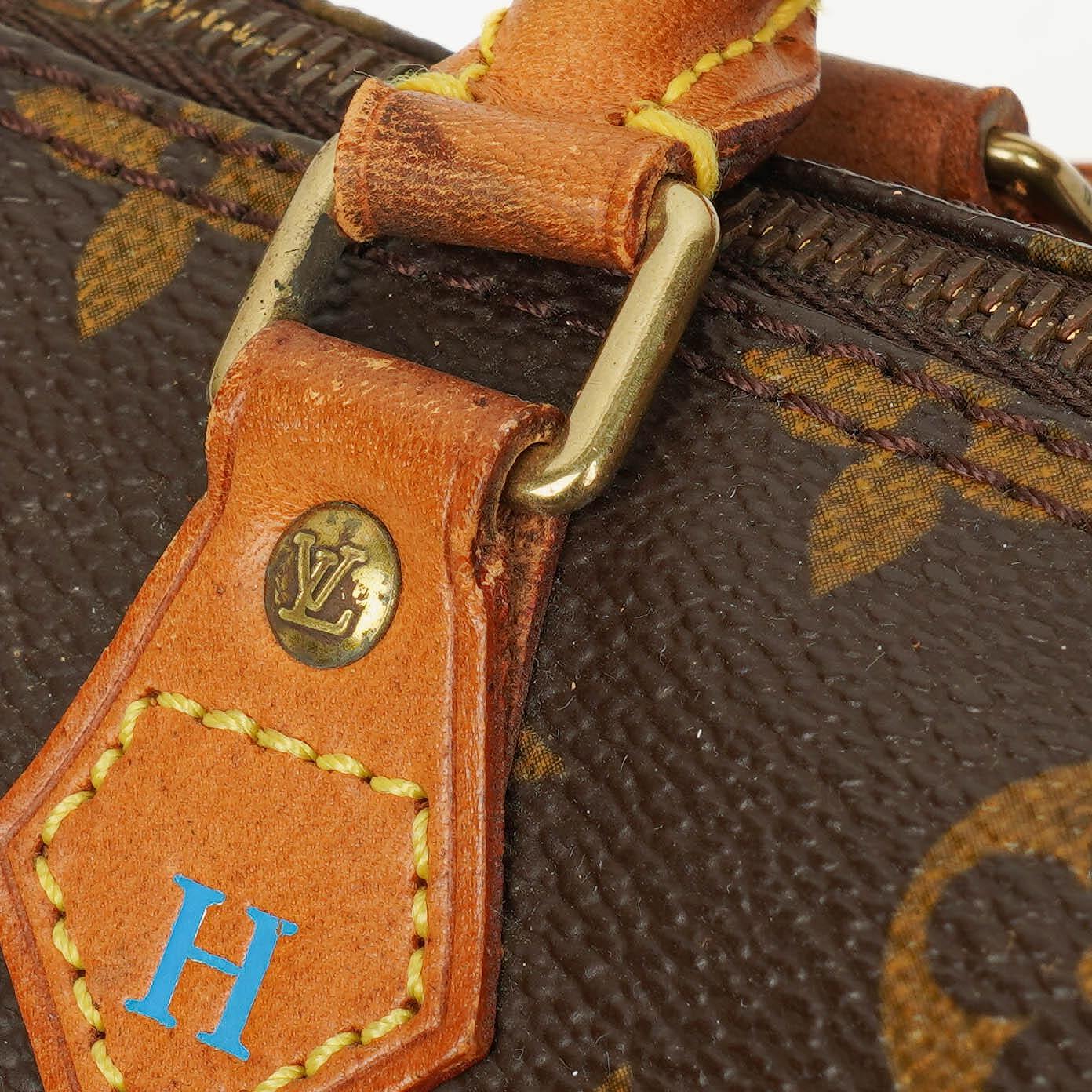 Louis Vuitton Nano Speedy Mini-Tasche aus Monogram Canvas