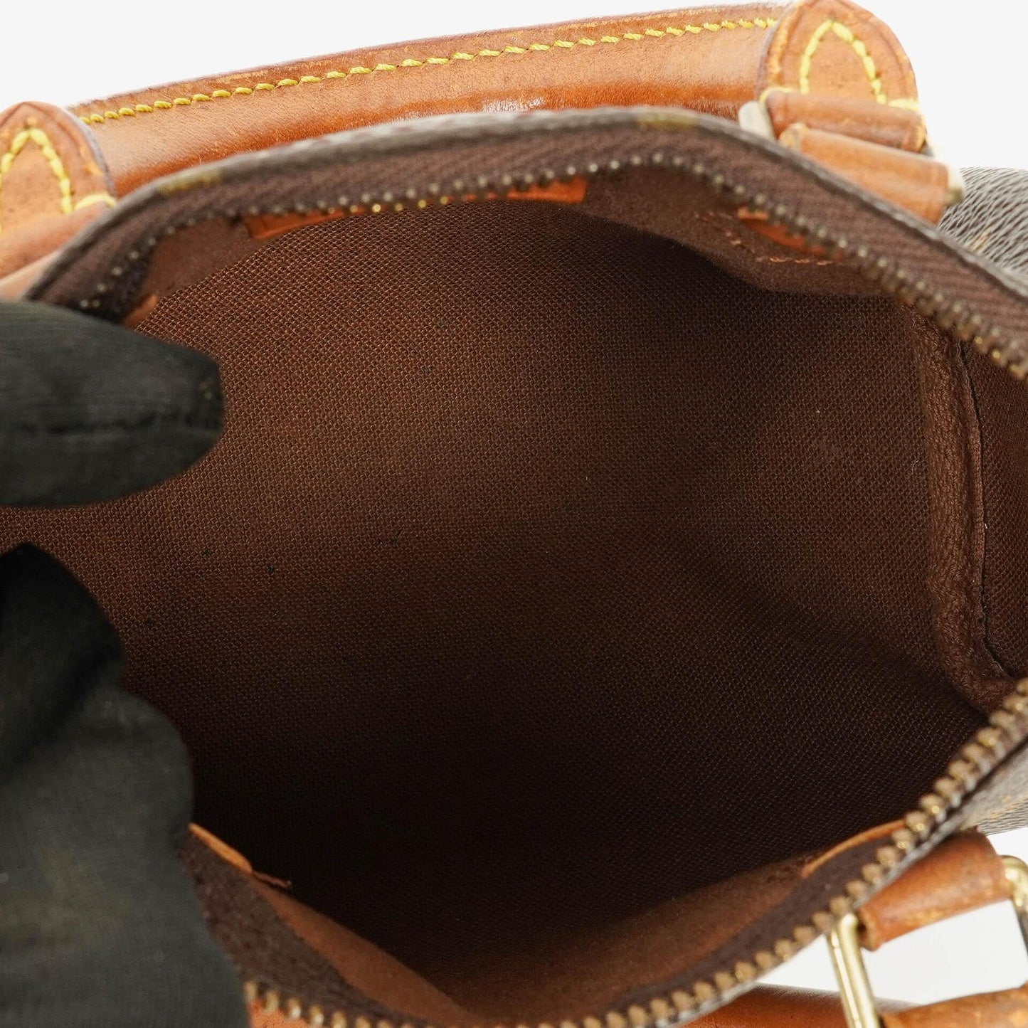 Louis Vuitton Nano Speedy Mini-Tasche aus Monogram Canvas